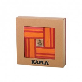 Kapla coffret rouge et orange 40 pc