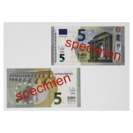 Lot 100 billets 5 euro