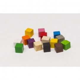 cube en bois vert 8 mm